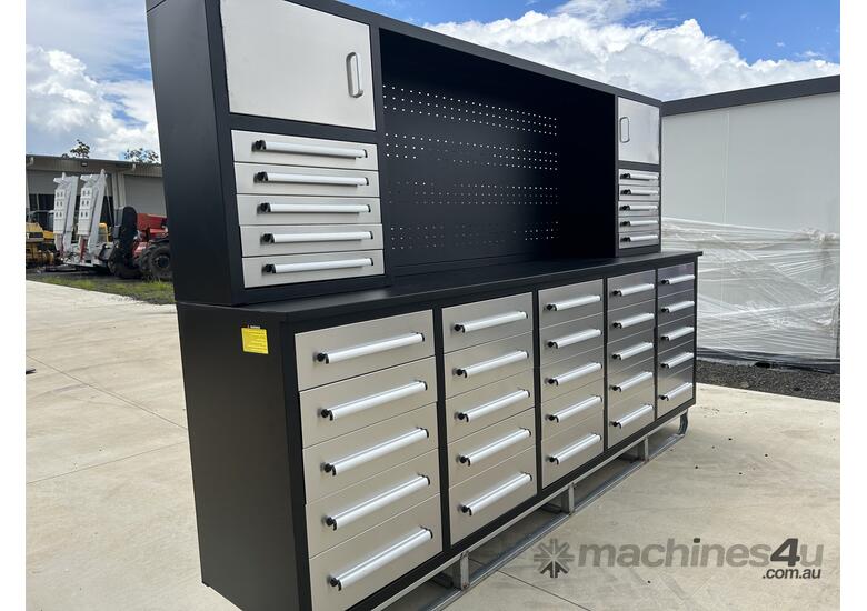 35 Drawer Stainless Steel Tool Cabinet / Work Bench