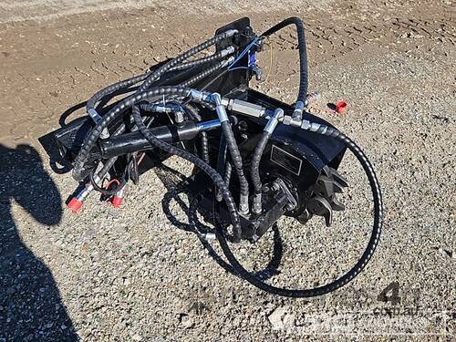 caption Unused Captok Hydraulic Stump Grinder to suit Mini Skidsteer Loader