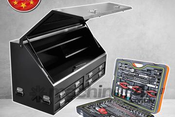 4 Drawer 1300Mm Truck Box With 198Pc Combination Socket Set (Combo Deal)