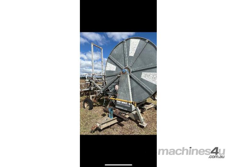 Monsoon low pressure, hard hose travelling irrigator