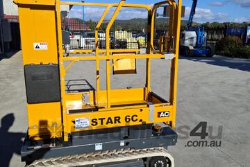 Wollongong Forklift: Mobile Elevated Work Platform, 13FT Electric STAR 6 Crawler!