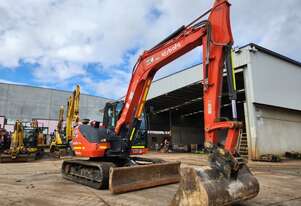 2020 KUBOTA KX080-3 8.2T EXCAVATOR (M684) WITH FULL CIVIL SPEC, HITCH, BUCKETS AND 1450 HOURS