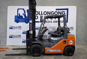 Wollongong Forklift: 2012 Toyota 2.5T, LPG, 2-Stage Standard Mast, 4.5m Lift!