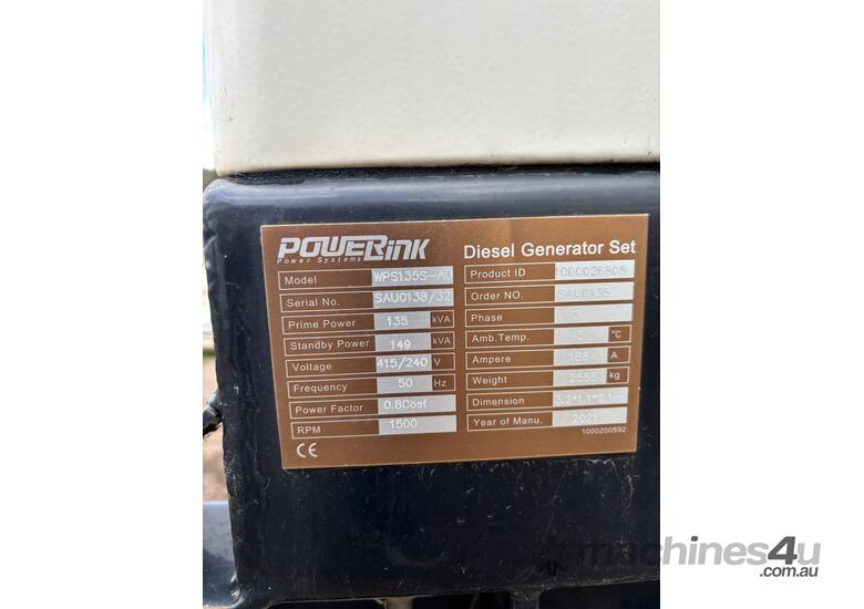 Powerlink EP Perkins Series Diesel Generator with Leroy Somer Alternator