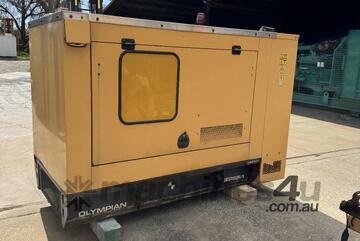 Generator Caterpillar Olympian 88kva with 300 hours run time.