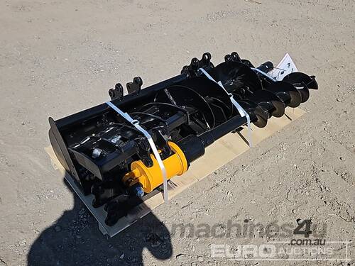 Unused Captok Qty (8 of), Quick Hitch, Rake, Ripper, Grabber, 20cm Auger, 30cm, Auger Rod, 800mm Buc