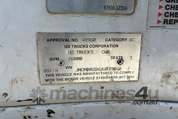 2018 Nissan UD Quon CW26 390 Aggregate Loader