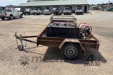 2008 Trailer Factory Single Axle Box Trailer