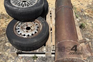 Holden Rims and Cat Challenger Muffler