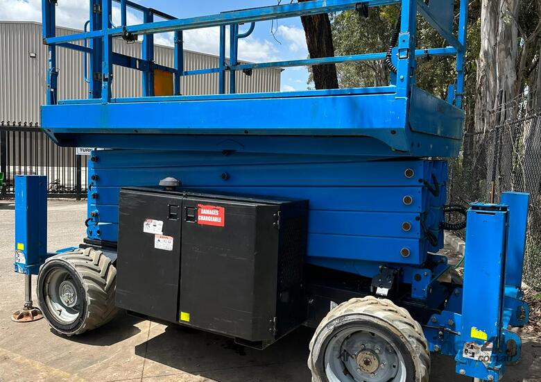 2014 Genie GS4069RT - 40ft Compact Rough Terrain Scissor Lift image 3