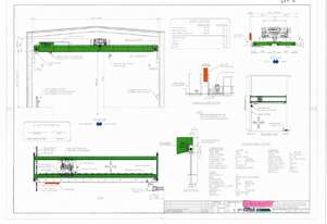 40Tonne dual girder overhead crane