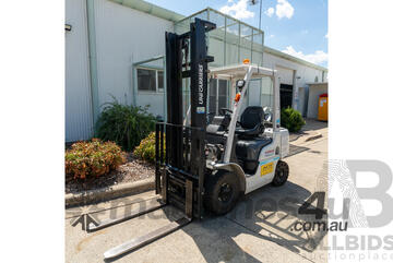 06/2019 Nissan Unicarriers P1F2A25DU 2.5 Tonne Forklift - LPG & Petrol