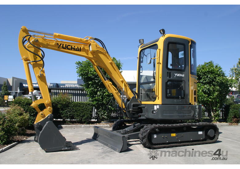 Yuchai Yc35sr Zero Swing Mini Excavator