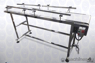 Flamingo Flat Belt Conveyor 400 mm wide x 2000 mm long (Variable Speed)