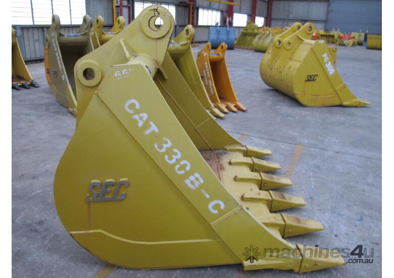 SEC 30-35 Ton GP Bucket for Caterpillar CAT330 - Includes Pin, 1650mm Width