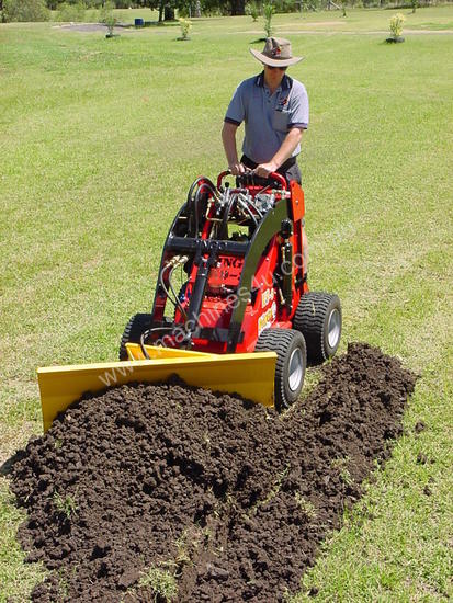 caption NEW DINGO MINI LOADER HYDRAULIC DOZER BLADE