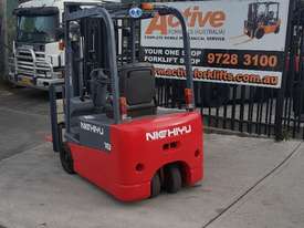 Nichiyu Electric Forklift Container Entry 4700mm Lift 1.8 Ton 48V Battery Refurbished - picture0' - Click to enlarge