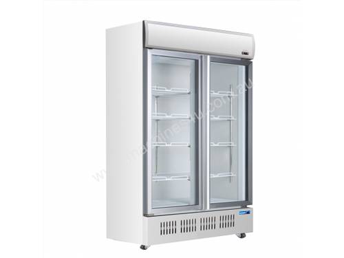 Mitchel Refrigeration 900mm Straight Glass Cold Display - 4 Shelves