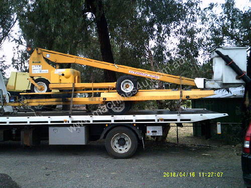 hydralada 640 maxi + trailer , insulated boom , slewing basket , 2008 , ex council