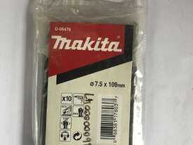 Drill Bit 7.5mmØ HSS Makita Tools Jobber Pack of 10 D-06476 - picture0' - Click to enlarge