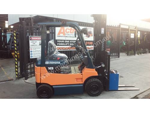TOYOTA ELECTRIC FORKLIFT 1.8 TON 2017 MODEL BATTERY 5.5M LIFT