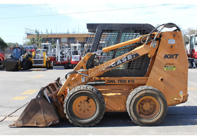 caption Case 90XT Skid Steer Loader