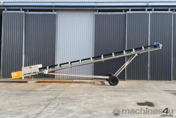 M&Q EQUIPMENT -   M&Q 600W X 12M RADIAL STACKING CONVEYOR AVAILABLE FOR HIRE OR PURCHASE