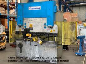 Just In - Quick Sale - ERMAK 2000mm x 50Ton NC Pressbrake - picture0' - Click to enlarge