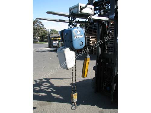 caption 1 Ton Electric Chain Hoist - Demag PK5NF