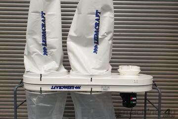 3HP 2700 cfm twin bag. Easy to move and assemble 3HP 2700 cfm twin bag. Easy to move and assemble