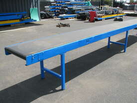 Large Motorised Variable Speed Belt Conveyor - 6.8m long - picture0' - Click to enlarge
