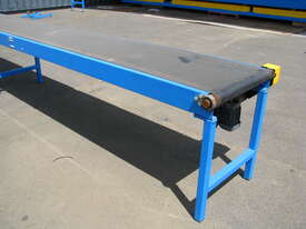 Large Motorised Variable Speed Belt Conveyor - 6.8m long - picture1' - Click to enlarge