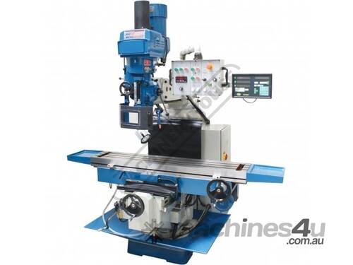 caption BM-70VE Industrial Turret Milling Machine Table Travel: (X) - 1050mm (Y) - 420mm (Z) - 400mm Include