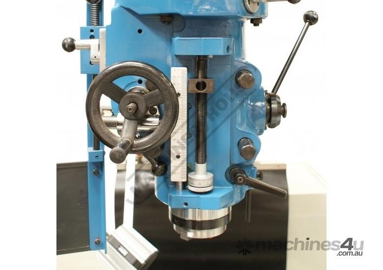 caption BM-70VE Industrial Turret Milling Machine Table Travel: (X) - 1050mm (Y) - 420mm (Z) - 400mm Include