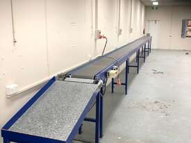 Long Motorised Belt Conveyor - 13.5m long - picture0' - Click to enlarge