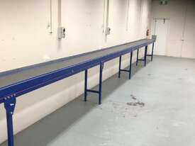 Long Motorised Belt Conveyor - 13.5m long - picture1' - Click to enlarge