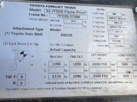 Toyota 02-7FD25 Forklift - picture2' - Click to enlarge