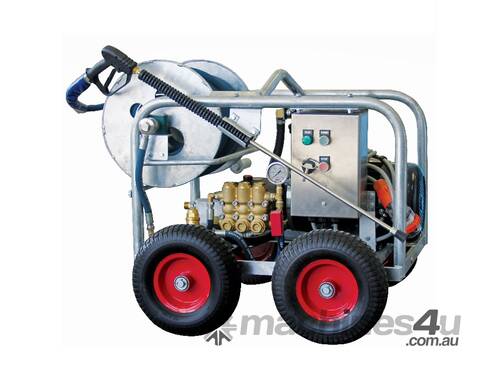 caption ThoroughClean 10HP Portable Electric Cold Water Pressure Washer
