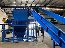 Wastepac 2-shaft Car Tyre Shredder System - picture1' - Click to enlarge