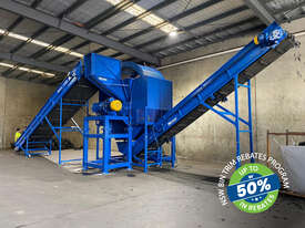 Wastepac 2-shaft Car Tyre Shredder System - picture0' - Click to enlarge