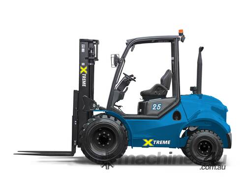 Xtreme 2.5t 2WD Rough Terrain Forklift