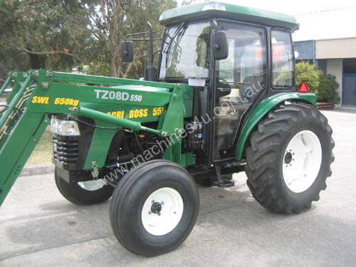 55hp 2WD A/C Cabin + FE Loader - Agri Boss tractor
