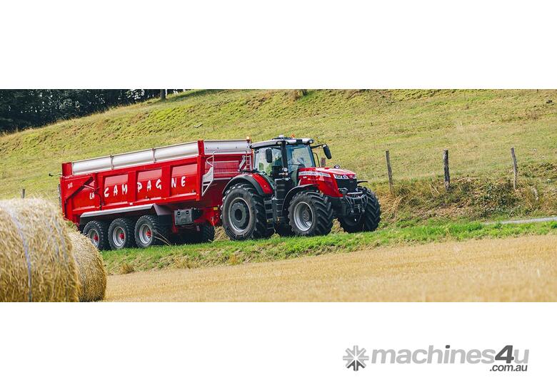 caption Massey Ferguson Tractor MF 8700 S / 300-370 HP - High Horsepower + Precision Farming!