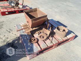 VINTAGE BELT DRIVEN GRIST GRINDER & ATTACHMENTS - picture0' - Click to enlarge