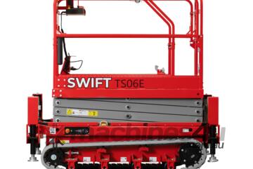 SWIFT TS06E All Electric, All Terrain & Auto Levelling Tracked Scissor Lift