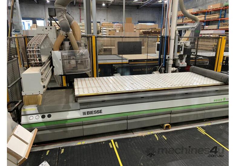 Used 2004 Biesse ROVER B 4 40 FT Flatbed Nesting CNC In , - Listed On ...