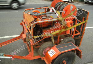 20hp deisel powered , trailer mounted