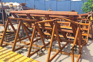 Steel Pallets and 45 degree Rigging/Storage Rack