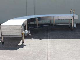 90 Degree Bend Modular Belt Conveyor. - picture2' - Click to enlarge