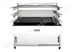 caption Semak M28C Charcoal Rotisserie 28 Bird Capacity